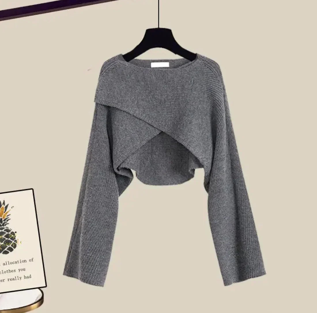 Tina | Cozy Three-Piece Soft Fabric Set with Long Sleeves