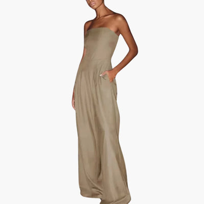 Abigail - Backless Loose Leg Jumpsuit