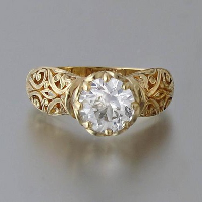 Joanna – Elegant White Zirconia Ring