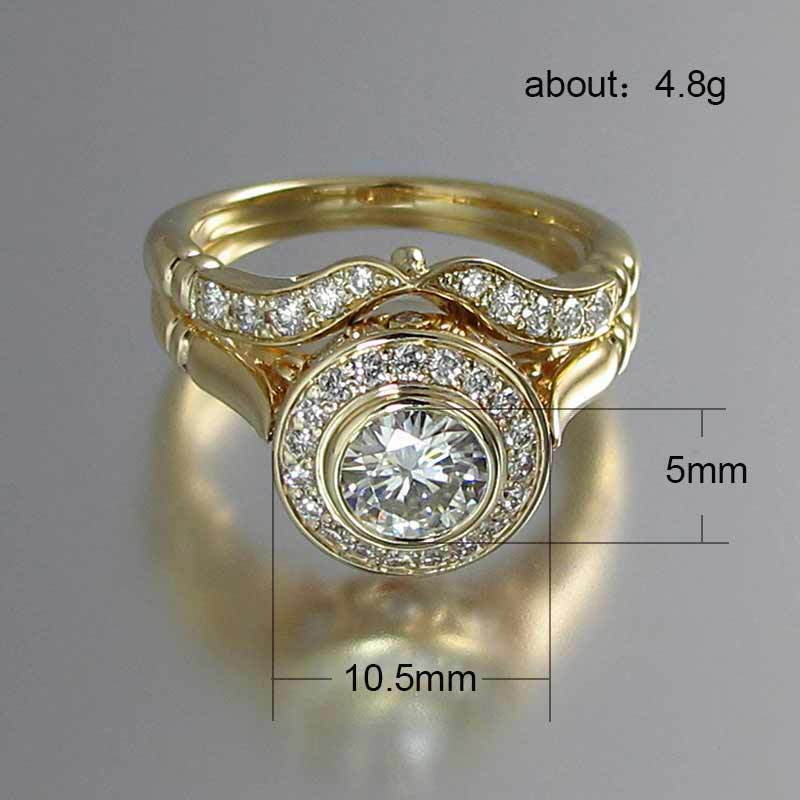 Camryn – Vintage Gold & Zirconia Ring Pack