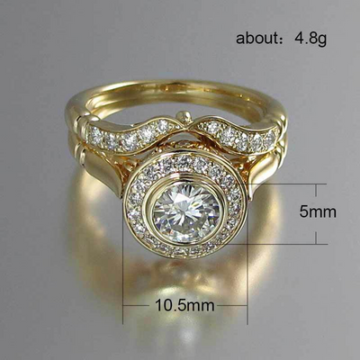 Camryn – Vintage Gold & Zirconia Ring Pack