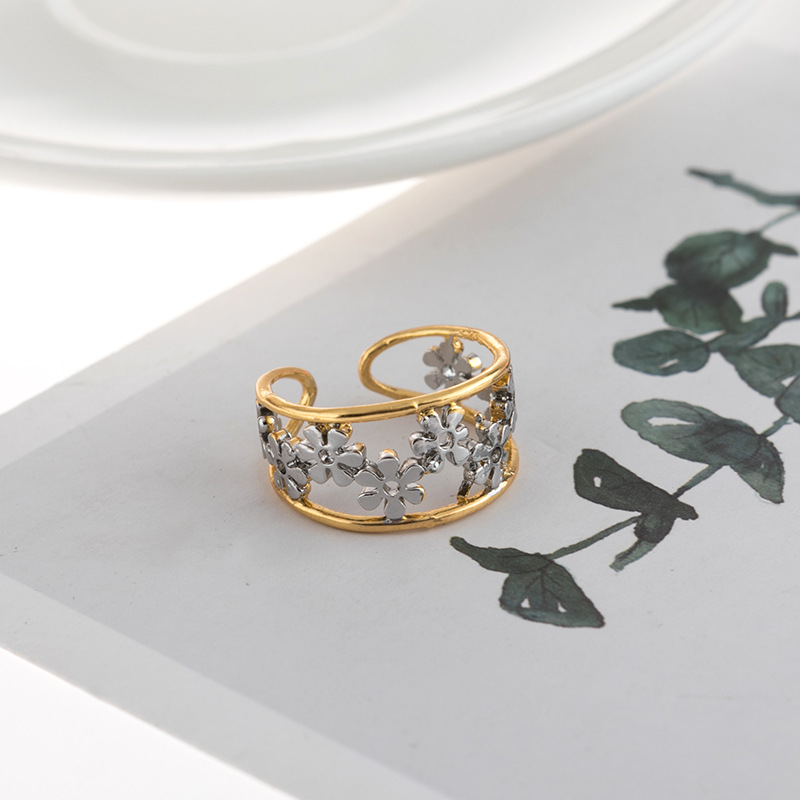 Indie – Irregular Hollow Daisy Ring