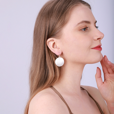 Gianna – Vintage Golden Plate Earrings
