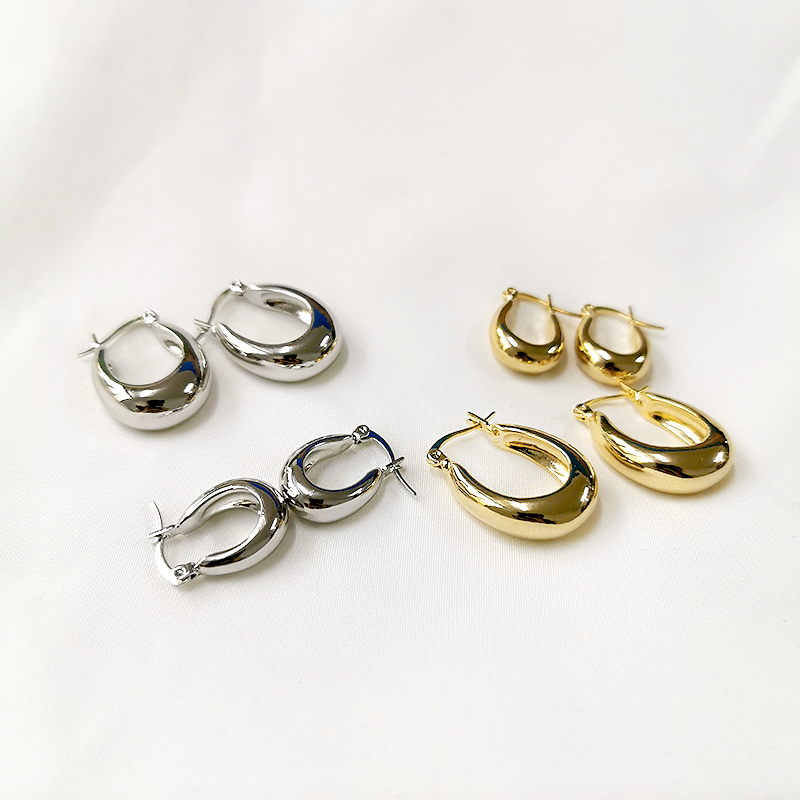 Dahlia – Vintage Golden Basket Earrings
