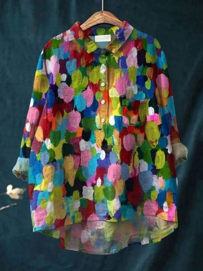 Lila - Elegant Floral Blouse