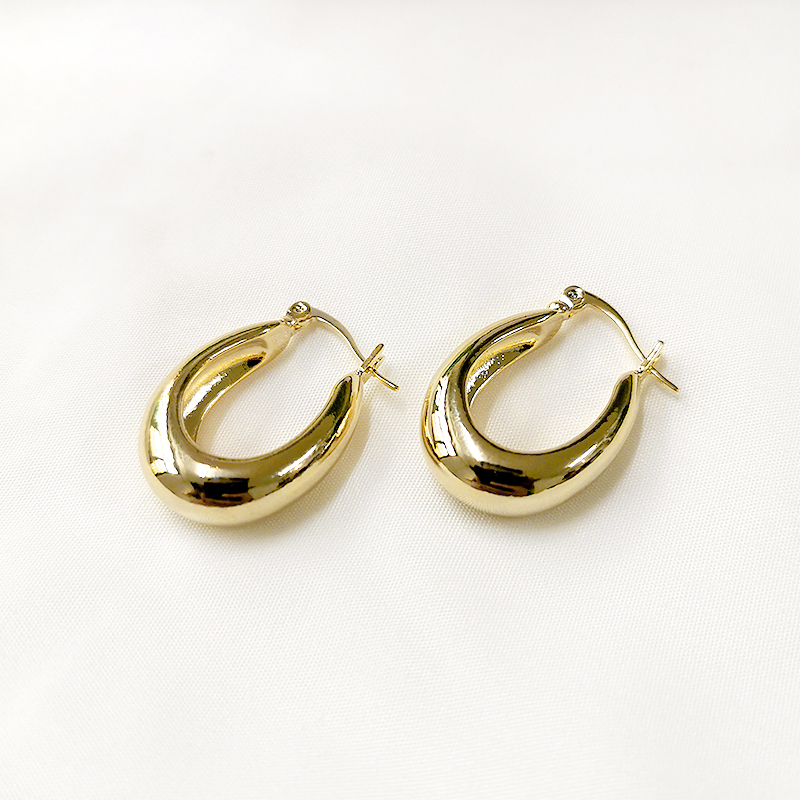 Dahlia – Vintage Golden Basket Earrings
