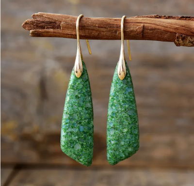 Liora - Vintage Nature Stone Earrings