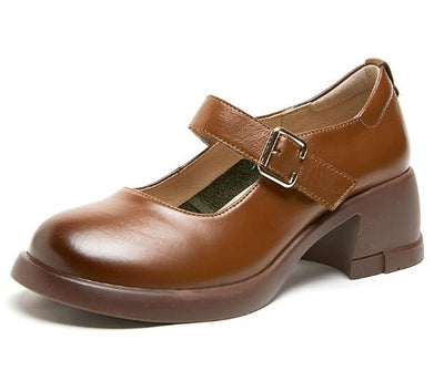 Agnes™ | Agnes Leather Mary Janes
