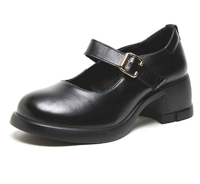 Agnes™ | Agnes Leather Mary Janes