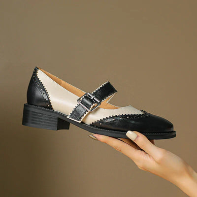 Miana™ | Leather Mary Janes