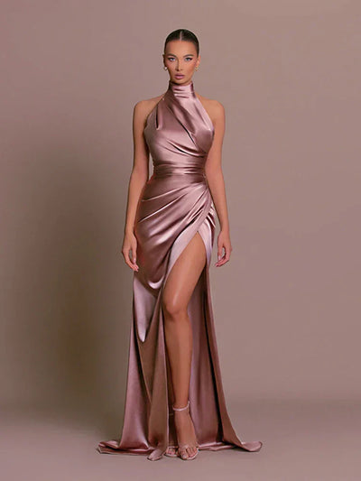 Livia | Sleek Slit Gown