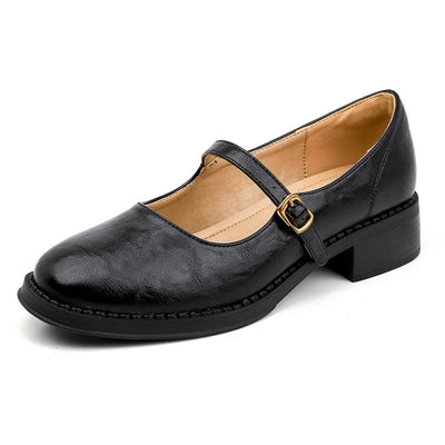 Amanda™ | Classic Comfortable Mary Janes Made from Leather