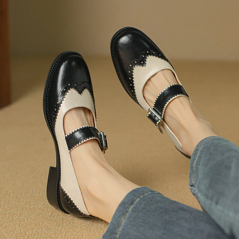 Miana™ | Leather Mary Janes
