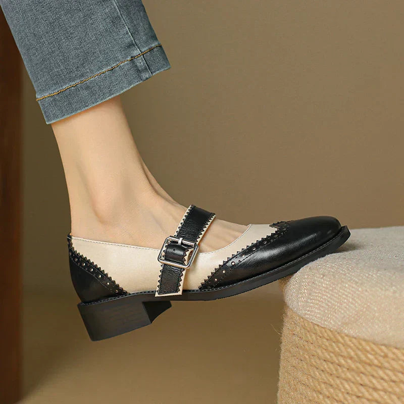 Miana™ | Leather Mary Janes