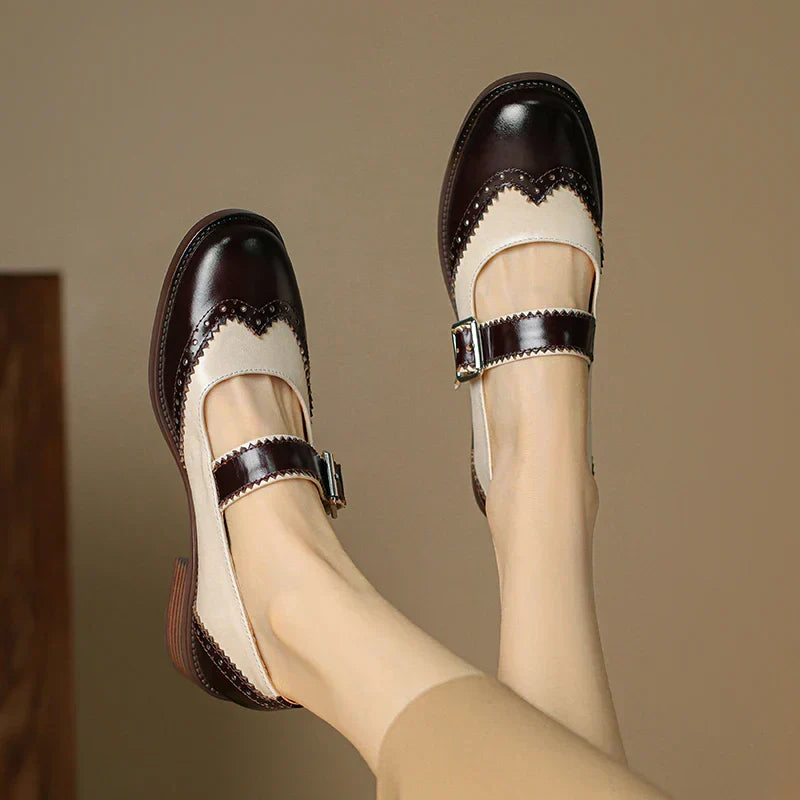 Miana™ | Leather Mary Janes