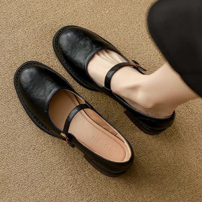 Amanda™ | Classic Comfortable Mary Janes Made from Leather