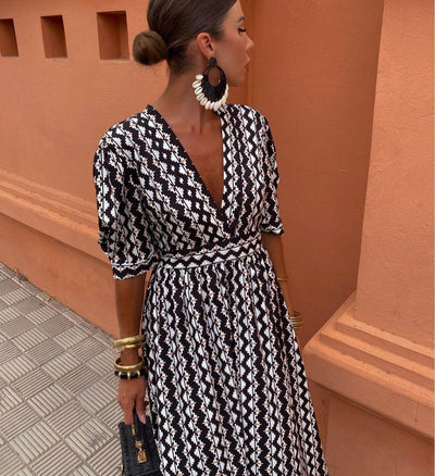 Enrika™ | Summer Dress in Ethnic Pattern
