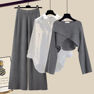 Tina | Cozy Three-Piece Soft Fabric Set with Long Sleeves