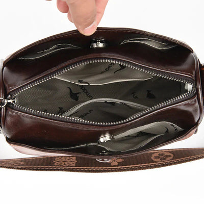 Women Retro Leather Handbag