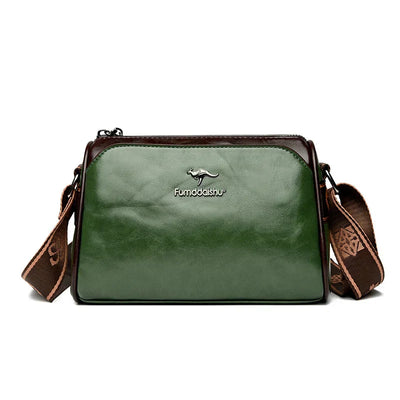 Women Retro Leather Handbag